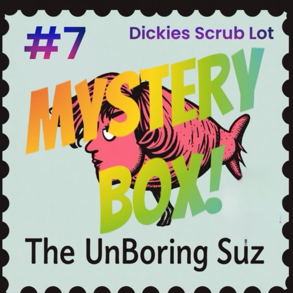 Mystery Box #7 New Dickies Scrub Pants 7 Pairs! Sizes XS-L